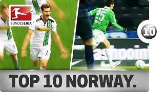 Top 10 Goals - Best Norwegian Strikes in Bundesliga History