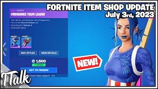 Fortnite Item Shop *NEW* FIREWORKS TEAM LEADER STYLE! [July 3rd, 2023] (Fortnite Battle Royale)