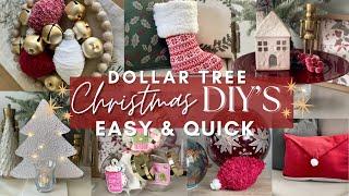  DOLLAR TREE CHRISTMAS DIYs | Easy High End Christmas Decor | Best Christmas DIY Hacks 2024