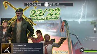 GOLDEN FREEMAN | Ubicación de Todas las 22 Palancas Doradas - Left 4 Dead 2 (2009) Modo Survival