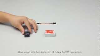 DJI Naza-M Main Controller&Futaba S-BUS Receiver Connection