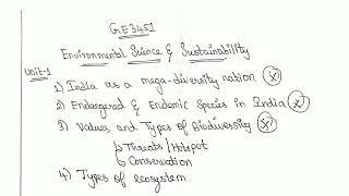 GE3451 Environmental science and sustainability important questions tamil||Anna university reg-2021.