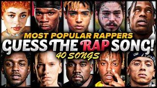 GUESS THE RAP SONG - Most Iconic RAP Songs Ever  | Music Quiz