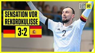 Überraschungssieg gegen den Rekord-Europameister: Deutschland - Spanien | Futsal | DAZN Highlights
