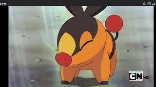 Ash Tepig evolves into Pignite.