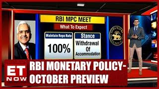 RBI Monetary Policy - October Preview | Business News