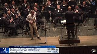 EURSAX 2024: Alfonso Padilla & Banda dell'Aeronautica Militare plays Deux Mouvements by A. Waignein