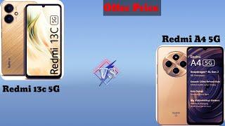 Redmi A4 5G vs Redmi 13C  5G Comparison Review tech by24