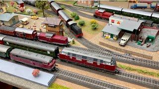 Märklin HO, Dieseltag mit V36, V100, V160 und V200 auf der C-Gleis Anlage, Digital.