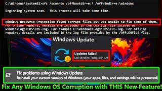 Fix Any Windows OS Corruption with THIS New Feature!