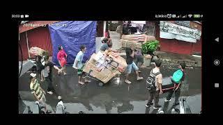 kejadian lucu terekam cctv