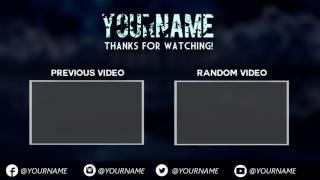 Free Amazing! [Sony Vegas] Outro Template!+Download