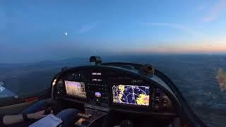 Košice airport evening approach Viper SD4