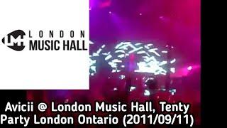 Avicii @ London Music Hall, Tenty Party London Ontario (2011/09/11)