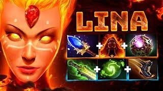 ТОП 1 МИДЕР прямо СЕЙЧАС! Магическая LINA Dota 2