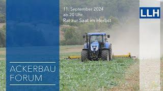 Ackerbau Forum: Rat zur Saat im Herbst