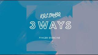 Beginner Kalimba 3 Best ways Warm Up Exercises- Kalimba Lesson Tutorial [For Beginner] by Liew Music