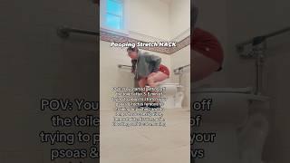 Constipation Stretch HACK! #health #constipation #education #mom #poop #fyp #trending #viral #help
