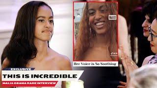 Malia Obama's Voice Stunned Everyone At Rare Red Carpet Interview — And She Made It