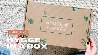 Hygge in a Box Unboxing Fall 2022: Lifestyle Subscription Box