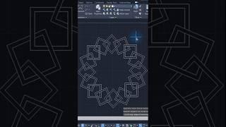 Create a Geometric Pattern in AutoCAD ️  | Quick Tutorial #shorts #trending #pattern