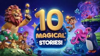 10 Magical Bedtime Stories for Kids | Rayankidstv | Fun, Learning, and Adventures!