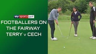 Footballers on The Fairway - Terry v Cech