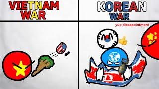 VIETNAM & KOREA WAR COUNTRYBALLS: 40 second animation