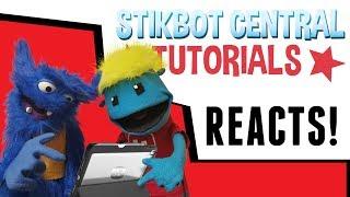 Stikbot Tutorials  | Henry Reacts... Again! (ft. Prop Monster)