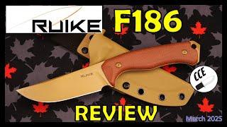 Ruike F186 Fixed Blade REVIEW      #knifereview #fixedblade