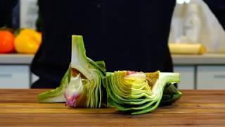 HOW TO CLEAN AND CUT ARTICHOKES