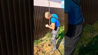 СКВАЖИНА ЗА ЧАС#свояскважина52 #абиссинскаяскважина #абиссинскийколодец#shorts