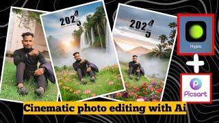 New Year CINEMATIC Photoediting With Hypic & PicsArt ll In Odia language #hypic #picsart #edit