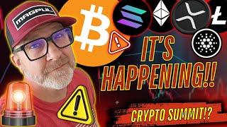 ️CRYPTO SUMMIT!!️ IS THIS BAD!? CRASH COMING!? (not good?)