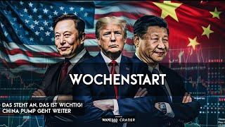 Finanzmärkte im Blick! China pusht weiter – Das steht diese Woche an l Wave360