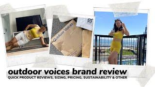 outdoor voices brand review: techsweat, lightform, sizing, pricing, restock alerts, and more!