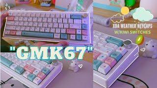 GMK67  | 50$ BUDGET KEYBOARD | SOUND TEST | Kiwi Switches  | XDA weather keycaps  | Quick Build