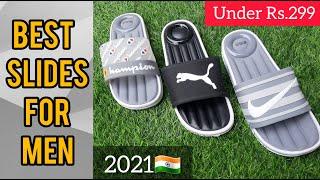 Best Slides for Men  2021 | Under Rs.300 | Most Comfortable Slides