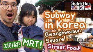 Korea + Indonesia Family | Naik MRT di Korea sama anak-anak!