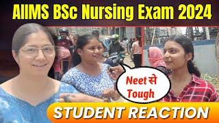 AIIMS B.Sc Hons NURSING EXAM 2024| 1st Shift,8 JUNE| AIIMS B.Sc NURSING EXAM REVIEW & ANALYSIS 2024