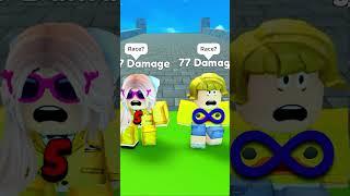 0 IQ CHILD chooses UNLIMITED STEPS vs UNLIMITED MONEY IN BLOX FRUITS! #shorts