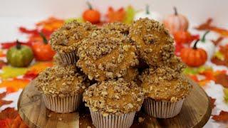 Moist and Spiced Pumpkin Muffins I Jono Sweet Treats