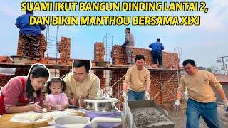 PEMBANGUNAN RUMAH KAMI DILANJUTKAN DAN SENANGNYA XIXI DAPAT PANCI BARU LALU MASAK BERSAMA