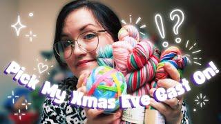 Pick My Christmas Eve Cast On Yarn! ¦ The Corner of Craft