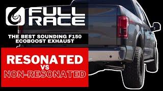 Full-Race Motorsports 2011-2020 F150 Exhaust; Resonated vs Non-Resonated