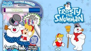 Frosty the Snowman Imagine Ink Coloring Book | CHRISTMAS Coloring & Activities With Mess-Free Marker