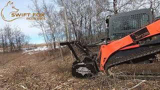 Excellent Drum Mulcher Performance with Carbide Teeth, demo by Swift Fox Industries