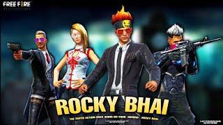 ROCKY BHAI || KGF || CHAPTER - 1 || FREE FIRE STORY || SALAAM ROCKY BHAI || JAZZ FF GAMER