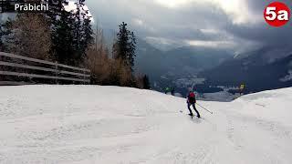 ️ Präbichl Piste 5a (Seitensprung) | Rote Abfahrt im Skigebiet Präbichl