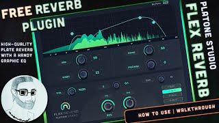 FREE great sounding plate reverb | Walkthrough - How to use - First Look |Platone Studio Flex Reverb